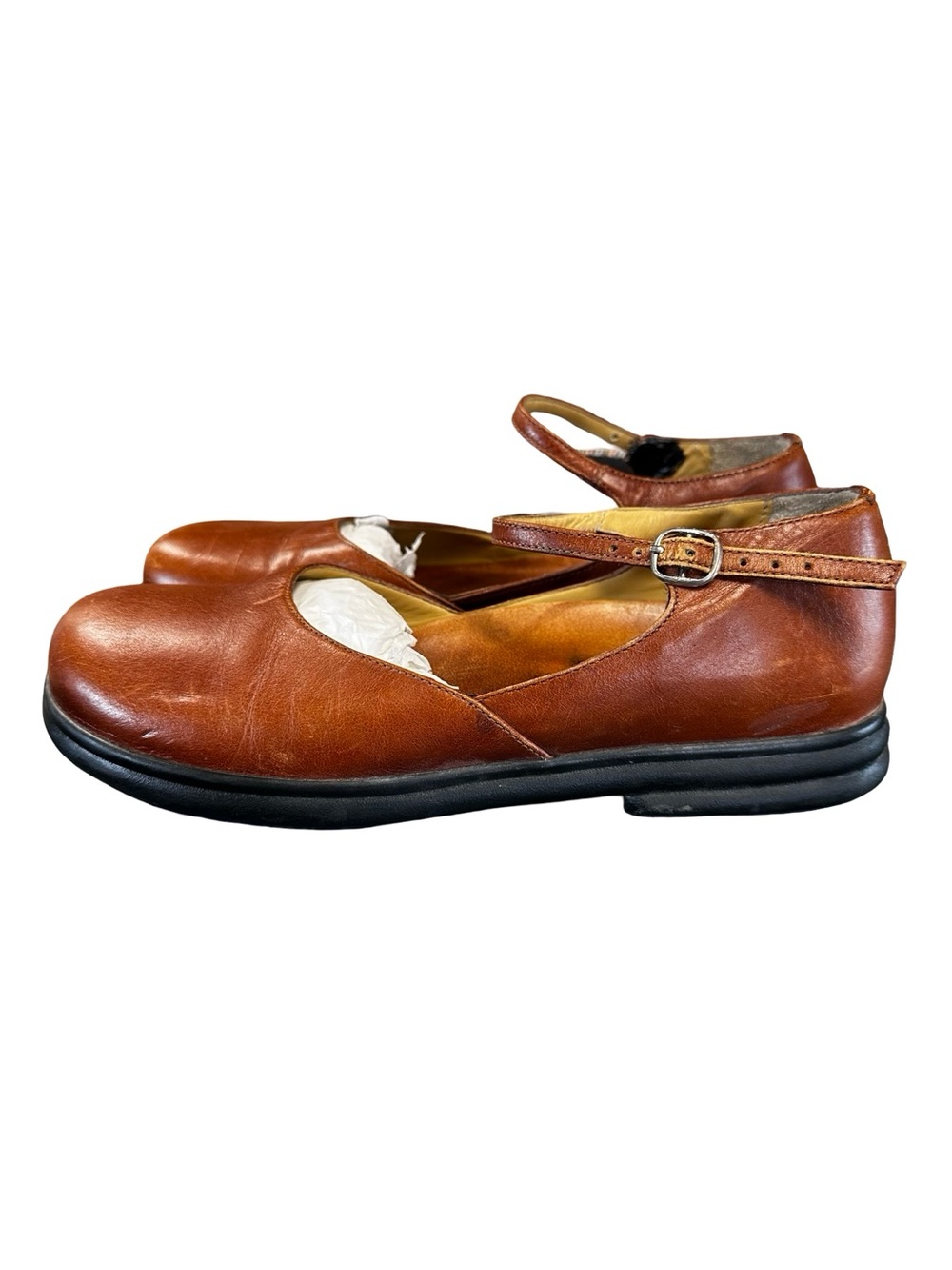 Footprints by Birkenstock Eden Brown Leather Mary Jane shoes SZ 42 EU/ 11 US